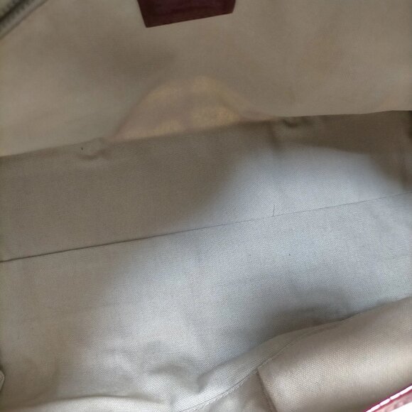 Burberry Bordeaux PVC Hand Bag mon455-102725 - Picture 10 of 16